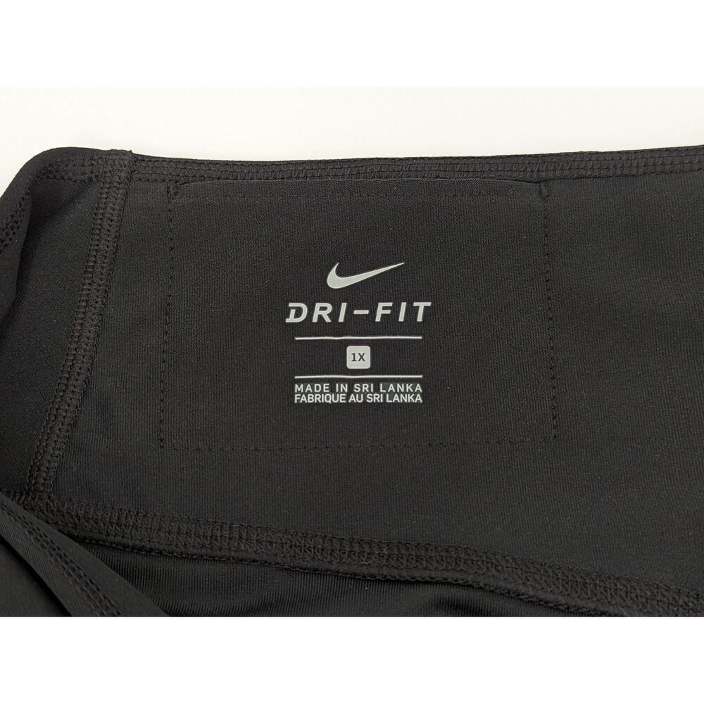 Nike Ladies Power Victory Crop Leggings Yoga Pants Training Black Peach Size 1X - Picture 5 of 10